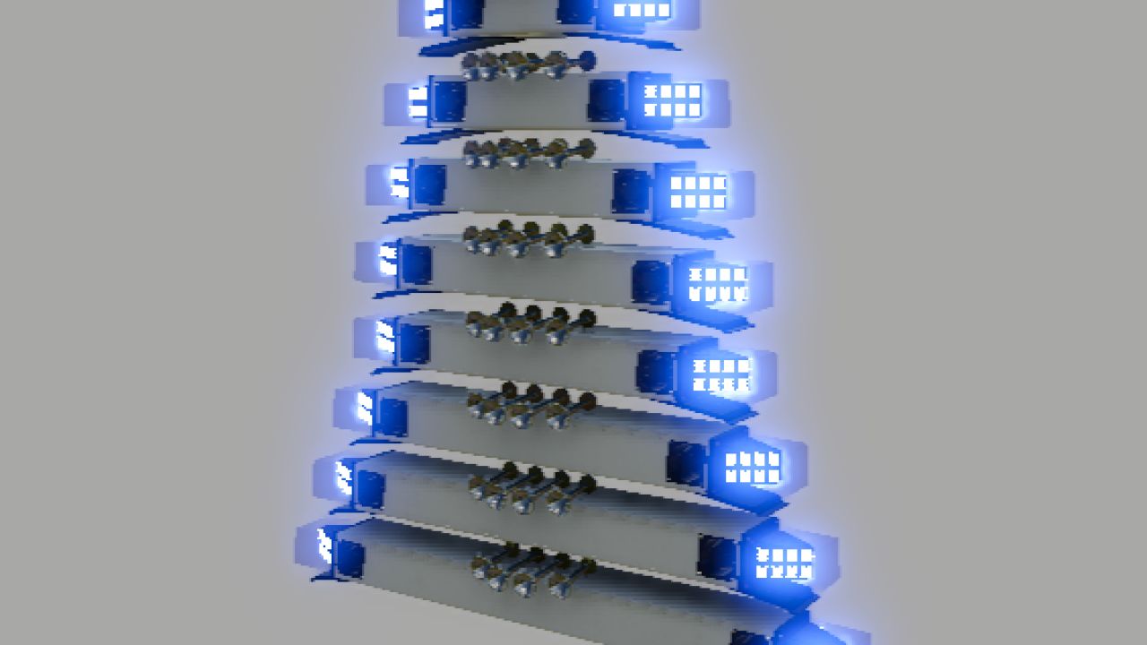 Lumière bleue DBS3000 (Prefab) FS25